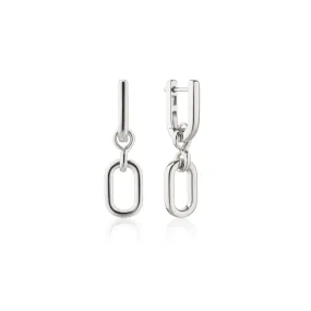 Infinity Sterling Silver Drop Earrings