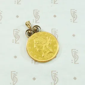 1888 Liberty Coin Love Token