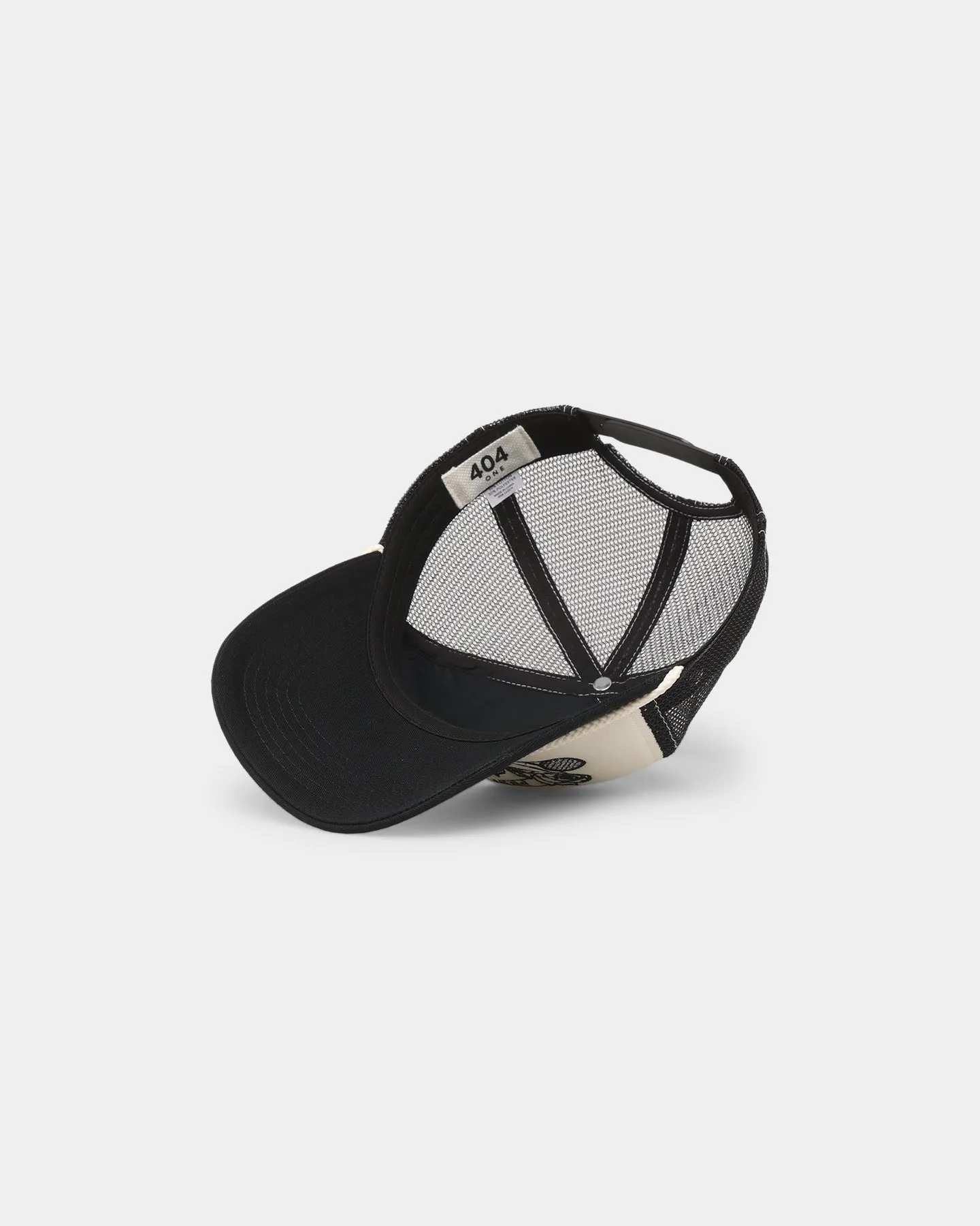 404 Premium Athletics Trucker Snapback Black/Off White