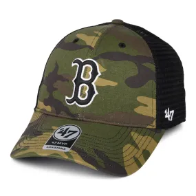 47 Brand Boston Red Sox Trucker Cap - MLB Camo Branson MVP - Camouflage