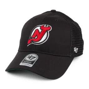 47 Brand New Jersey Devils Trucker Cap - NHL Branson MVP - Black