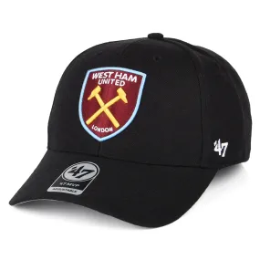 47 Brand West Ham United FC Baseball Cap - MVP - Black