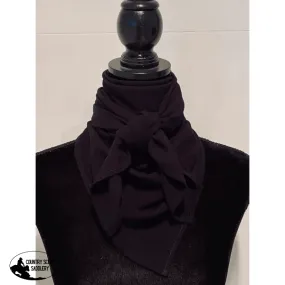 A7276 - Black Rawhide Scarf