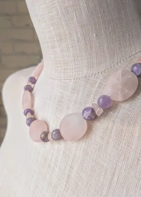 Amethyst Rose Necklace