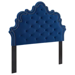 Arabella Button-Tufted Performance Velvet King/California King Headboard By Modway - MOD-6564 - Navy