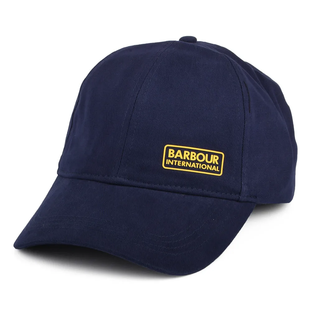 Barbour International Norton Drill Baseball Cap - Navy Blue