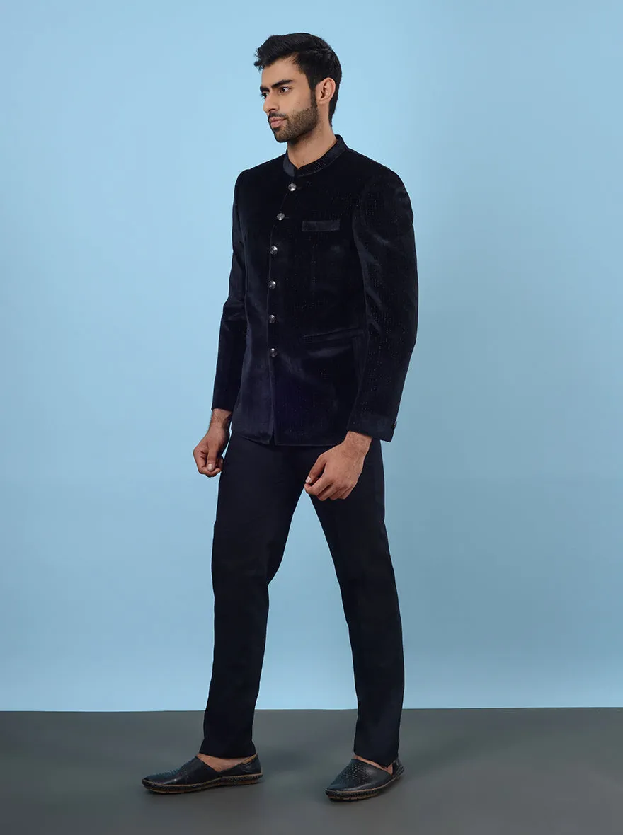 Black Jodhpuri Suit | JadeBlue