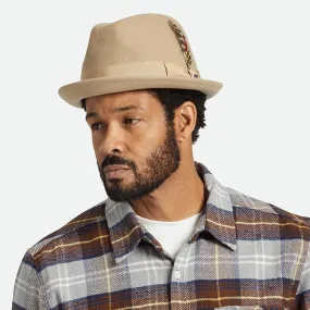 Brixton Gain Fedora - Sand/Mojave