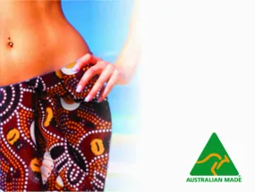 Bush Tucker Tan Chiffon Sarong