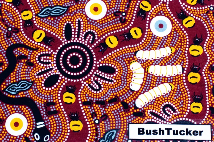 Bush Tucker Tan Chiffon Sarong