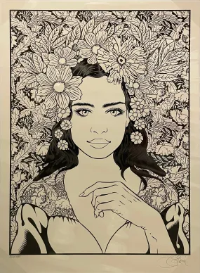 Chuck Sperry - "Primavera"  (B&W Test Print)