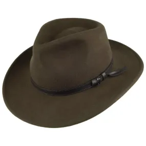 Crushable Outback Hat - Olive