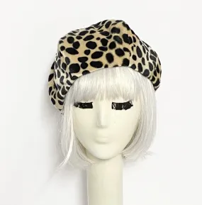 Faux Fur Beret Hat