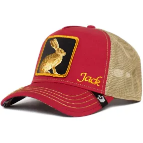 Goorin Bros - Animal Trucker Cap - Jack Rabbit - Red & Brown