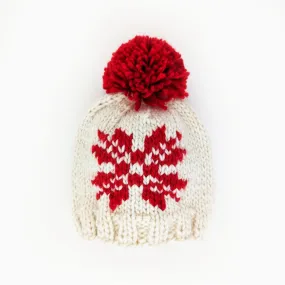 Huggalugs Beanie Hat in Snowflake