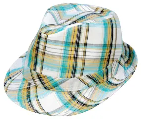 Kenny K - Summer Plaid Fedora Hat