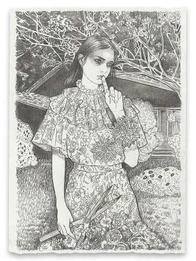 Martine Johanna - "Night Gardening" print