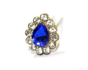 The Hairklip Blue Drop Wedding Juda Pin