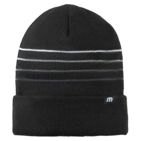 TravisMathew Striped Cuffed Beanie