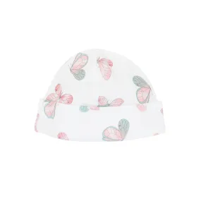 Watercolor Butterflies Printed Hat | Baby Girl